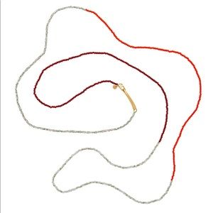 NWOT Eclipse Necklace/Bracelet - Flamingo/Silver